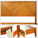 Panthera Solid Wood Bed Frame With Headboard by Megsu