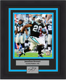 Jonathan Stewart Carolina Panthers NFL Football 8" x 10" Framed Photo with Engraved Autograph by Dynasty Sports & Framing