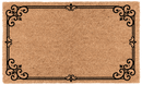 Parisian Ironwork Border Personalized Coir Mat