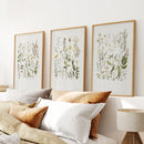 Minimalist Wild Plants. Botanical Poster Art Decor by Wall Art Set