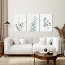 Watercolor Botanical Set of 3 Prints Wall Decor by Wall Art Set