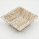Patara Beige Vein-Cut Travertine Natural Stone Fire Pit – 24" x 24" x 8"