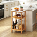 Patio Acacia Wood Storage Cabinet Patio Buffet Cabinet Bar Table by LJGDeals