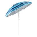 6.5 Feet Patio Beach Umbrella with Waterproof Polyester Fabric by LJGDeals