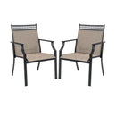 Patio Chairs Set of 2 with All Weather Breathable Fabric by LJGDeals