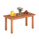 Patio Coffee Table with Slatted Tabletop for Deck Poolside by LJGDeals
