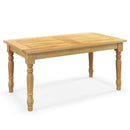 Patio Coffee Table with Solid Teak Wood Structure and Slatted Tabletop by LJGDeals