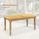 Patio Coffee Table with Solid Teak Wood Structure and Slatted Tabletop by LJGDeals