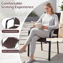 Patio Dining Chairs Set of 2/4/6 Stackable Outdoor Armchairs by LJGDeals