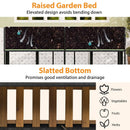 Patio Furniture Set with Raised Garden Bed for Porch and Yard by LJGDeals