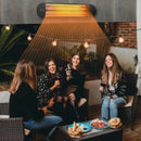 750W/1500W Wall Mounted Infrared Heater with Remote Control by LJGDeals