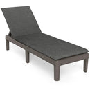 Patio Lounge Outdoor Recliner Chair with Cushion 3-Position Adjustable Backrest by LJGDeals
