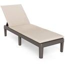 Patio Lounge Outdoor Recliner Chair with Cushion 3-Position Adjustable Backrest by LJGDeals