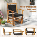 Patio Rattan Glider by LJGDeals