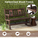 Patio Rocking Bench Double Rocker Chair with Ergonomic Seat 2-Person Loveseat by LJGDeals