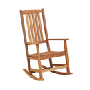Patio Rocking Chair Ergonomic High-Back Outdoor Rocker with Smooth Rocking Base by LJGDeals
