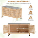 Outdoor Storage Cabinet with Stainless Steel Countertop by LJGDeals