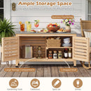 Outdoor Storage Cabinet with Stainless Steel Countertop by DirectDeals