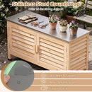 Outdoor Storage Cabinet with Stainless Steel Countertop by LJGDeals
