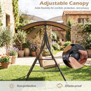 2-Person Patio Swing Chair with Adjustable Canopy by LJGDeals