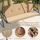 2-Person Patio Swing Chair with Adjustable Canopy by LJGDeals