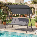 2-Person Patio Swing Chair with Adjustable Canopy by LJGDeals