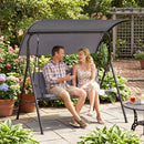 2-Person Patio Swing Chair with Adjustable Canopy by LJGDeals