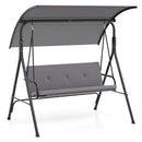 2-Person Patio Swing Chair with Adjustable Canopy by LJGDeals