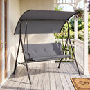 2-Person Patio Swing Chair with Adjustable Canopy by LJGDeals
