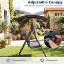 2-Person Patio Swing Chair with Adjustable Canopy by LJGDeals