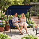 2-Person Patio Swing Chair with Adjustable Canopy by LJGDeals