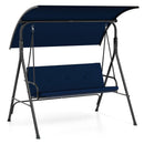 2-Person Patio Swing Chair with Adjustable Canopy by LJGDeals