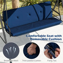 2-Person Patio Swing Chair with Adjustable Canopy by LJGDeals