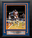 Patrick Ewing v. Shaquille O'Neal New York Knicks 8" x 10" Framed Basketball Photo by Dynasty Sports & Framing