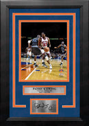 Patrick Ewing v. Shaquille O'Neal NY Knicks 8x10 Framed Basketball Photo with Engraved Autograph by Dynasty Sports & Framing