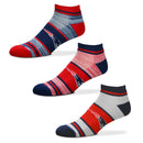 New England Patriots Triplex Heathered Socks - 3 Pack by Dynasty Sports & Framing
