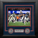 Drake Maye New England Patriots 8" x 10" Framed Rivalries Photo by Dynasty Sports & Framing