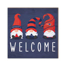 New England Patriots Gnome 10" Welcome Wood Sign