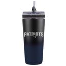 New England Patriots 26 oz Stainless Steel Ice Shaker Bottle
