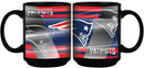 New England Patriots 11oz. Shadow Sublimated Coffee Mug - Black