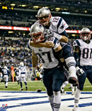Tom Brady & Rob Gronkowski New England Patriots 8" x 10" Football Photo by Dynasty Sports & Framing