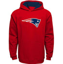 New England Patriots Youth Fan Gear Prime Pullover Hoodie - Red by Dynasty Sports & Framing