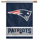 New England Patriots 27" x 37" Vertical Flag by Dynasty Sports & Framing