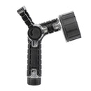 6-Pattern Oversize Multi Pattern Nozzle with Firehose Handle and Integrated Swivel 26658