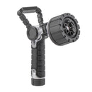 6-Pattern Oversize Multi Pattern Nozzle with Firehose Handle and Integrated Swivel 26658