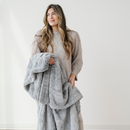 PATTERNED FAUX FUR XL THROW BLANKETS by Saranoni