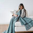 PATTERNED FAUX FUR XL THROW BLANKETS by Saranoni