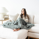 PATTERNED FAUX FUR THROW BLANKETS by Saranoni
