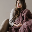 PATTERNED FAUX FUR THROW BLANKETS by Saranoni