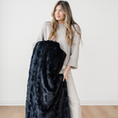 PATTERNED FAUX FUR THROW BLANKETS by Saranoni